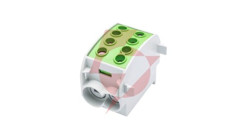Blok rozdzielczy-odgałęźny Al/Cu SCB 70 (80310) SIMBLOCK jednobiegunowy 70mm2 zielony 81508005