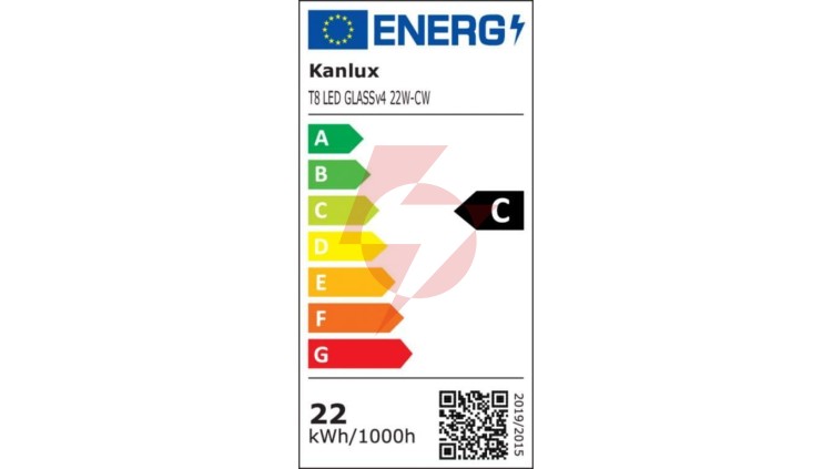 Świetlówka LED T8 1512mm GLASSv4 22W-CW 3520lm 6500K barwa zimna 3 lata Gwar. 33219