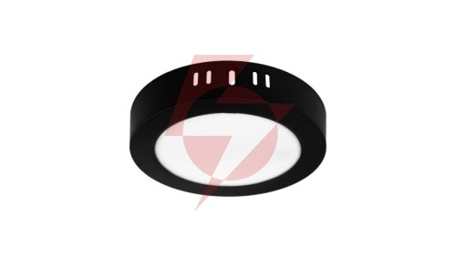 Oprawa downlight N/T okrąg 12W 1200lm 4000K IP20 czarny DL-1 EC20472