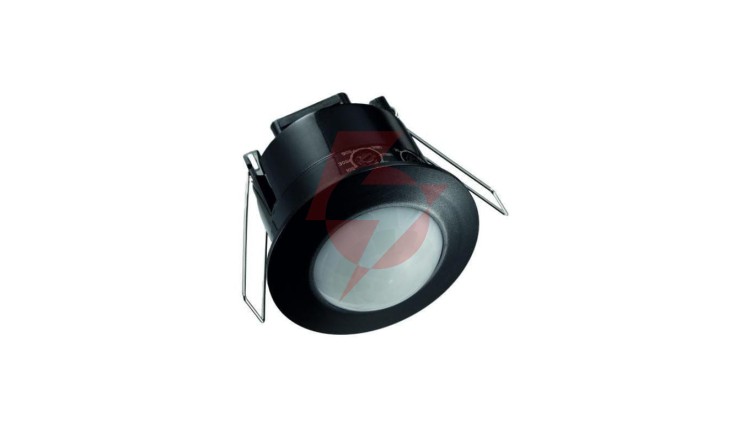 Czujnik ruchu PIR podtynkowy IP20 360 st. zasięg 6m 600W czarny CP-9C