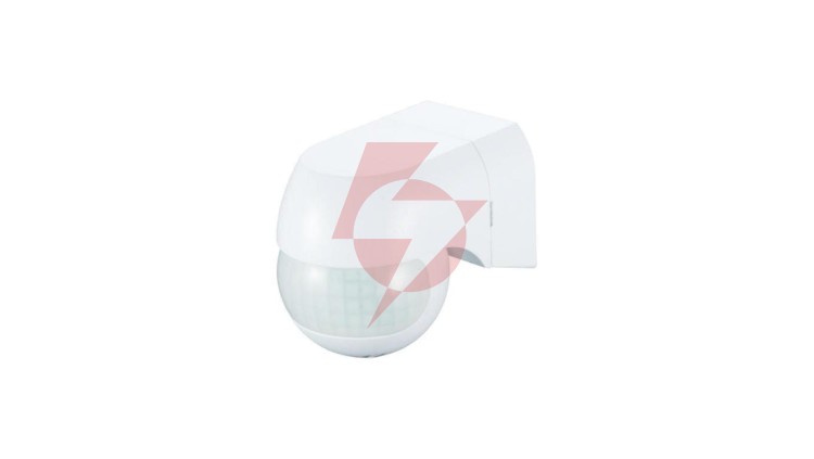 Czujnik ruchu PIR IP44 180 st. 400W zasięg 12m biały CP-4B