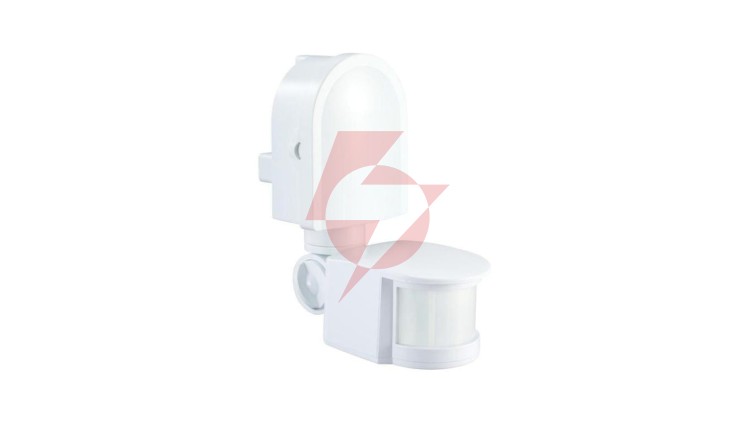 Czujnik ruchu PIR IP44 180 st. 300W zasięg 12m biały CP-3B