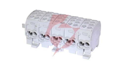 Blok rozdzielczy-odgałęźny Al/Cu SCB 35-5X (80250) SIMBLOCK pięciobiegunowy 35mm2 szary 81507002