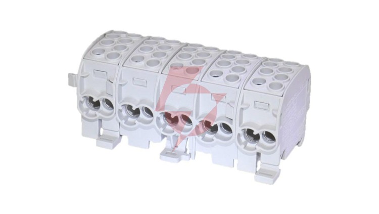 Blok rozdzielczy-odgałęźny Al/Cu SCB 35-5X (80250) SIMBLOCK pięciobiegunowy 35mm2 szary 81507002
