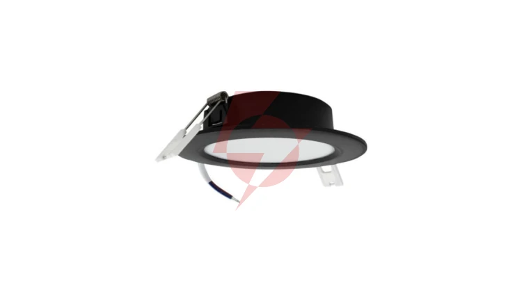 Oprawa downlight P/T okrąg 6W 660lm 4000K IP20 czarny DL-1 EC20463