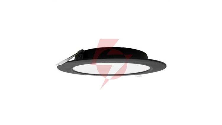 Oprawa downlight P/T okrąg 18W 1980lm 4000K czarny DL-1 EC20465