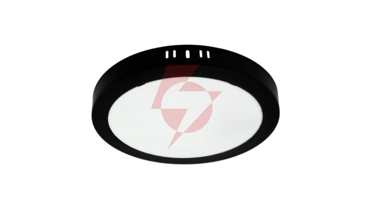 Oprawa downlight N/T okrąg 24W 2640lm 4000K IP20 czarny DL-1 EC20474