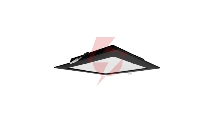Oprawa downlight P/T kwadrat 18W 1980lm 4000K IP20 czarny DL-1 EC20469