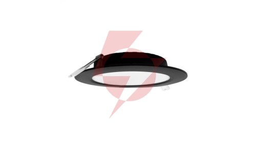 Oprawa downlight P/T okrąg 12W 1200lm 4000K IP20 czarny DL-1 EC20464