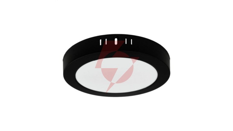 Oprawa downlight N/T okrąg 18W 1980lm 4000K IP20 czarny DL-1 EC20473