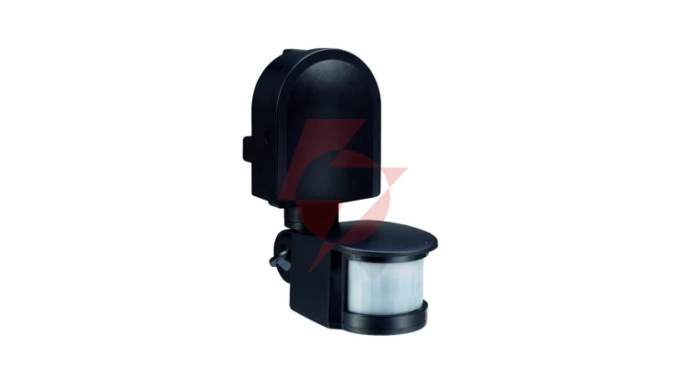 Czujnik ruchu PIR IP44 180 st. 300W zasięg 12m czarny CP-3C