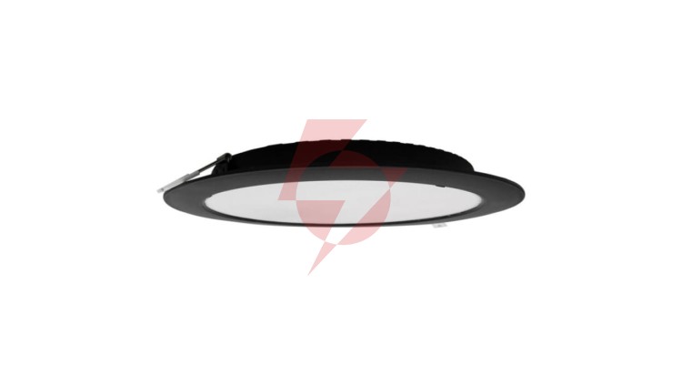 Oprawa downlight P/T okrąg 24W 2640lm 4000K IP20 czarny DL-1 EC20466