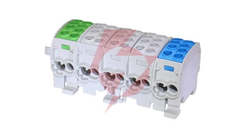 Blok rozdzielczy-odgałęźny Al/Cu SCB 35-5X (80250) SIMBLOCK pięciobiegunowy 35mm2 zie/sza/nie 81507020