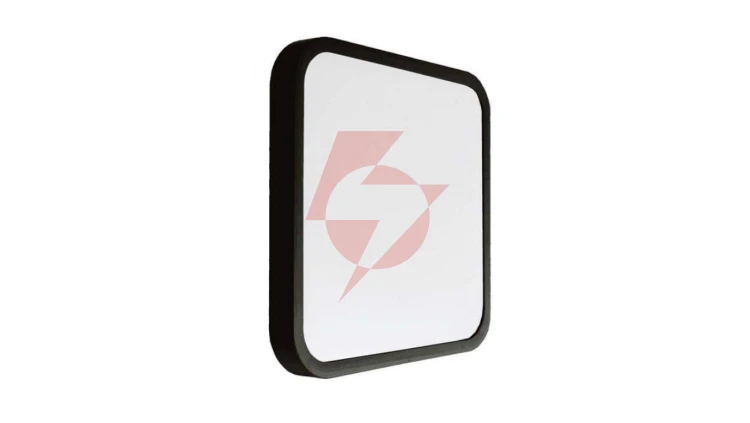 Plafoniera LED 48W 5160lm 3000K IP44 Kwadrat fi420 Mleczny Czarna Ramka 76481