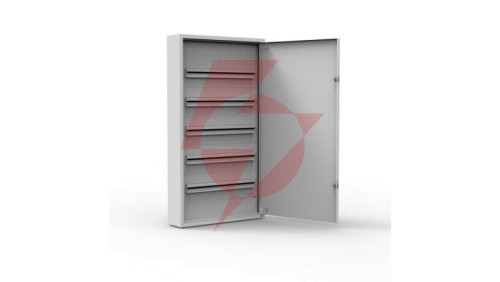 Rozdzielnica natynkowa metalowa 120 modułowa 5x24 544x986x130 RAL9003 IP30 MN120/5/24