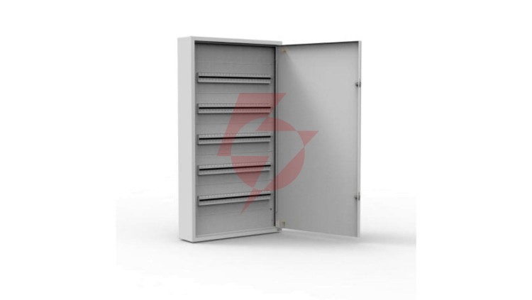 Rozdzielnica natynkowa metalowa 120 modułowa 5x24 544x986x130 RAL9003 IP30 MN120/5/24