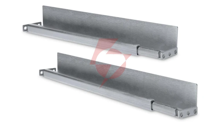 Szyny montażowe do szaf sieciowych o głębokości 600 do 800mm, maksymalne obciążenie 100kg DN-19 GS-NW