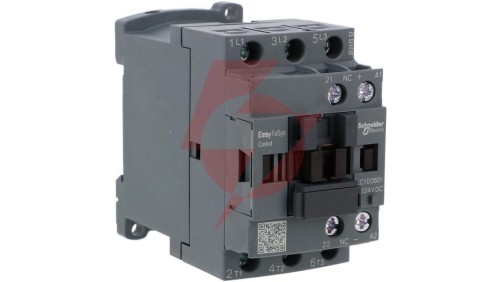 Stycznik mocy Easy TeSys Control AC-3, 6A, 3P (1NC), cewka 24V DC LC1E0601BD
