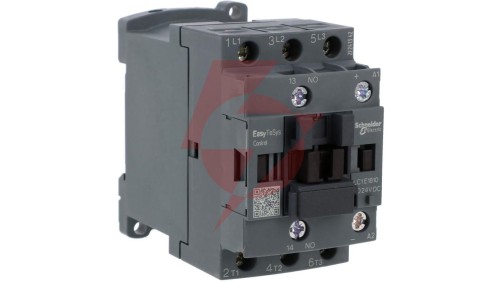 Stycznik mocy Easy TeSys Control AC-3, 18A, 3P (1NO), cewka 24V DC LC1E1810BD