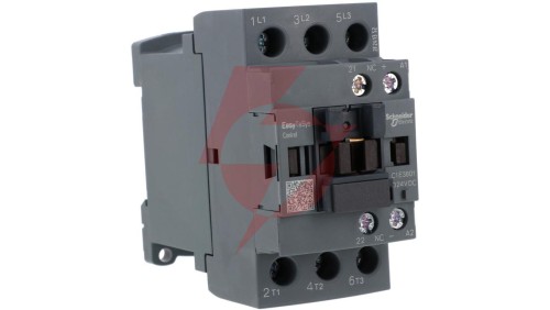 Stycznik mocy Easy TeSys Control AC-3, 38A, 3P (1NC), cewka 24V DC LC1E3801BD