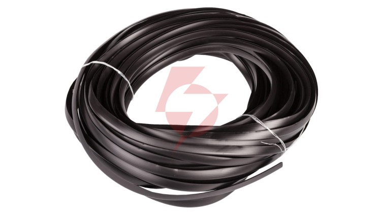 Osłona krawędzi z PCV czarna OKU 4/2 E01PK-01060100700 /25m/