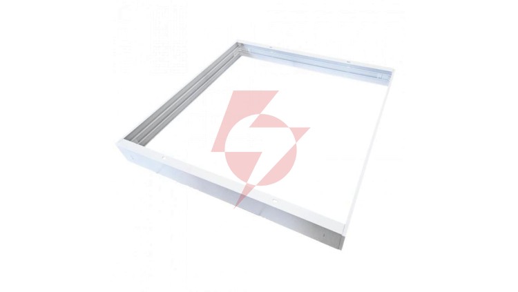 Rama montażowa do panelu led 600x600x70mm zatrzaskowa aluminium biała EC20342