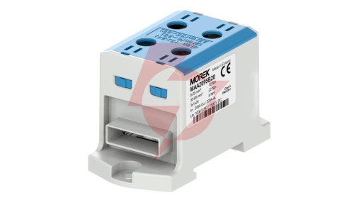 Złączka OTL95-2B niebieski 2xAl/Cu 6-95mm2 3x1x24 1000V AC/1500V DC Zacisk uniwersalny z wejściem na szynę elastyczną MAA2095B20