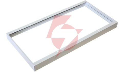 Rama montażowa do panelu led 600x300x44 zatrzaskowa aluminium biała EC20200