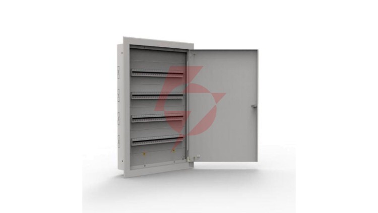 Rozdzielnica natynkowa metalowa 96 modułowa 4x24 544x836x130 RAL9003 IP30 MN96/4/24