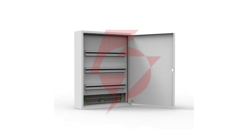 Rozdzielnica natynkowa metalowa 72 modułowa 3x24 544x686x130 RAL9003 IP30 MN72/3/24