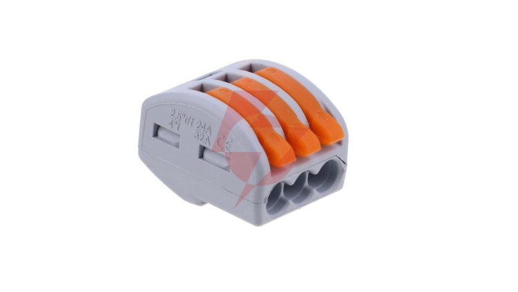 Szybkozłączka z dźwignią 3x 0,08-4mm2 ZU-403 /1szt./