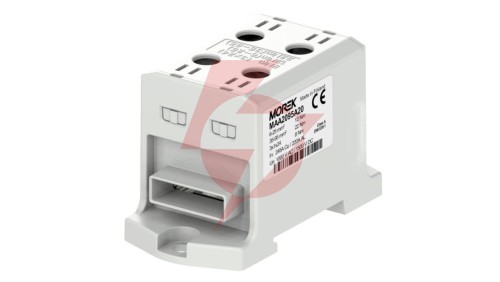 Złączka OTL95-2B szary 2xAl/Cu 6-95mm2 3x1x24 1000V AC / 1500V DC Zacisk uniwersalny z wejściem na szynę elastyczną MAA2095A20