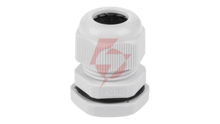 Dławnica kablowa 10-14mm IP67 gwint calowy jasnoszara PG16