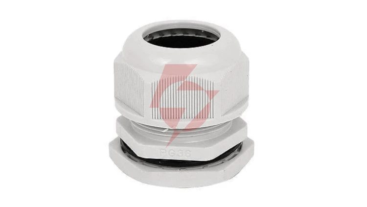 Dławnica kablowa 25-33mm IP67 gwint calowy jasnoszara PG36