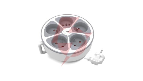 Przedłużacz stały 5x z włącznikiem 2m PS-570WS/O/2 E W-30014