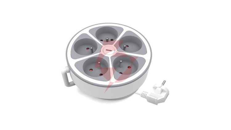 Przedłużacz stały 5x z włącznikiem 2m PS-570WS/O/2 E W-30014