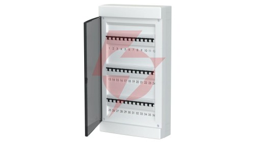 Rozdzielnica modułowa natynkowa plastikowa 3x12 IP40 C.1336-P