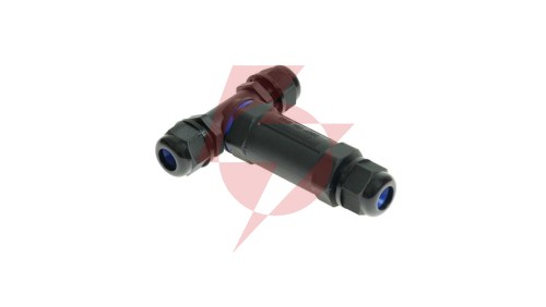 Rozgałęźnik kablowy hermetyczny IP68 3pin stały 16A 230-450VAC RKH2-3SS W-00381