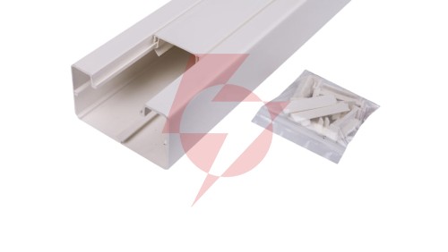 Simon Connect Kanał jednokomorowy Cabloplus PVC 90x55mm czysta biel TK12081/9 /2m/