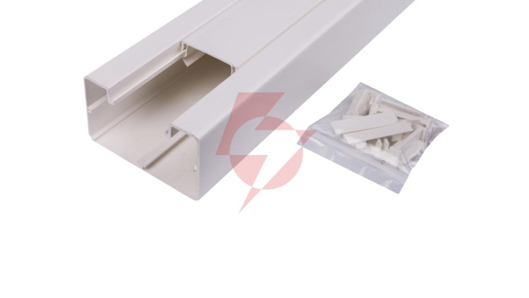 Simon Connect Kanał jednokomorowy Cabloplus PVC 90x55mm czysta biel TK12081/9 /2m/