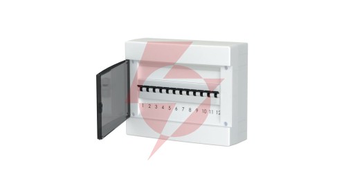 Rozdzielnica modułowa natynkowa plastikowa 1x12 IP40 C.1312-P