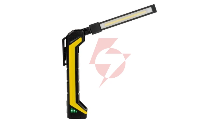Latarka warsztatowa LED akumulatorowa 1W SMD LED 6500K 2W COB LED 6500K 3,7V 800mAh Li-ion klips magnes LW-2B W-00340