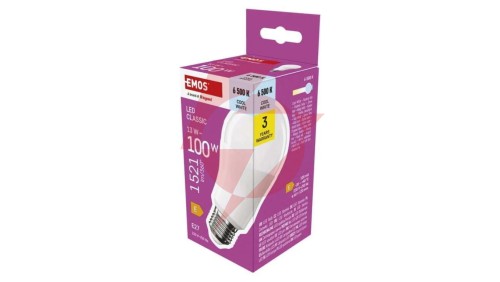 Żarówka LED Classic A60 E27 13W 1521lm 6500K zimna biel ZQ5E64