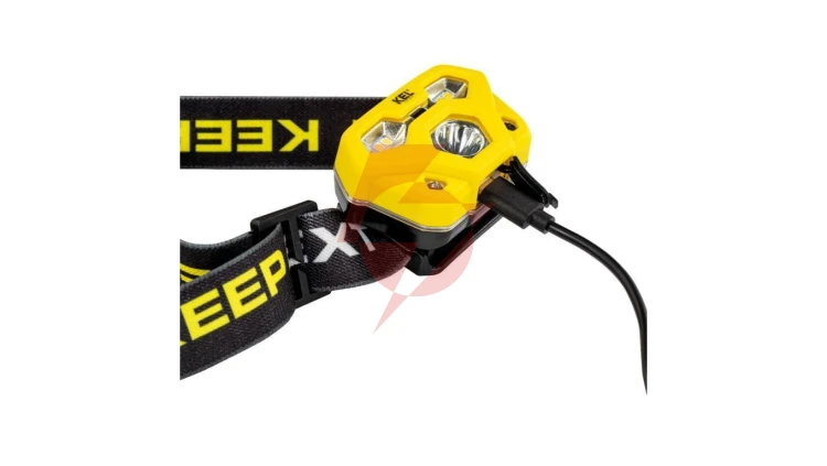 Latarka czołowa LED akumulatorowa IP65 4W SMD LED 150lm 2W SMD LED 200lm 3,7V 1000mAh Li-Po z czuj zbliż LC-1 W-00338