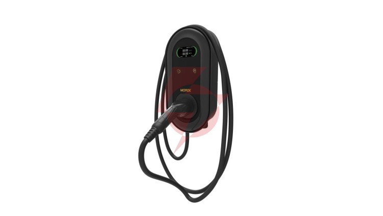 Stacja ładowania EV 22kW, sieciowa, wyświetlacz LCD 3.8, LAN, WiFi, RFID, przewód ​6.5m, ​złącze Typu 2, MEV22DREWN6T2