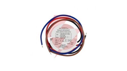 Zasilacz do puszki fi60 0,8A 20W 24V IP67 50x50x22
