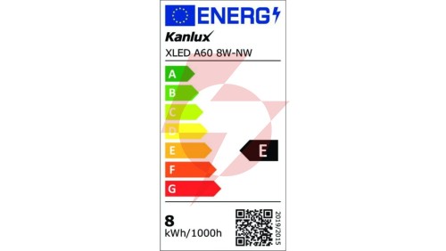 Żarówka LED E27 XLED A60 8W-NW 1055lm 4000K barwa neutralna 33098