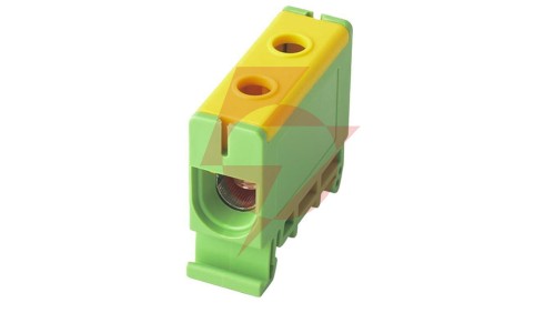 Listwa zaciskowa w korpusie, 1x50mm2, żółto-zielona, Al/Cu E.4119