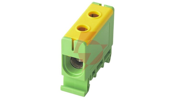 Listwa zaciskowa w korpusie, 1x50mm2, żółto-zielona, Al/Cu E.4119