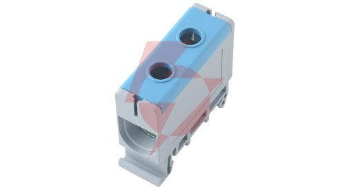 Listwa zaciskowa w korpusie, 1x50mm2, niebieska, Al/Cu E.4118